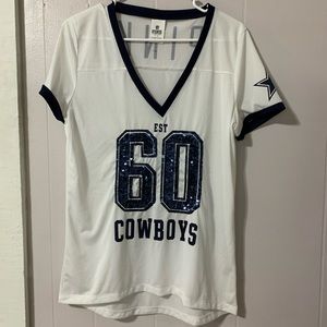 Women’s cowboys jersey, PINK, size large
